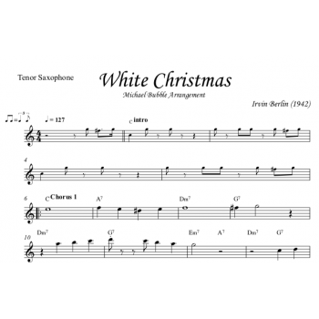 White Christmas, Michael Bublé - Wszystkie stroje: C, Eb, Bb